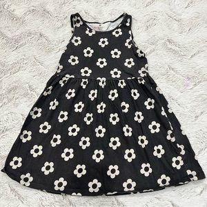H&M Toddler Girl Black Floral Dress Size 5T